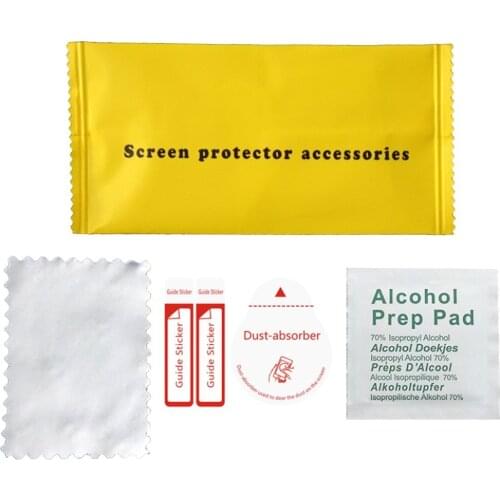10 Sets Wet Dry Wipes Cleaning Cloth For Tempered Glass Screen Protector For Camera Lens LCD Screens Dust Removal Papers