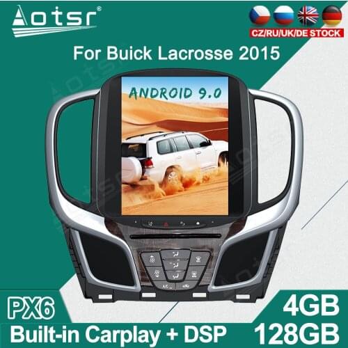 For Buick Lacrosse 2015+ Tesla Android Car Radio Player GPS Navigation Auto Stereo Multimedia Video Headunit DSP carplay 4G SIM