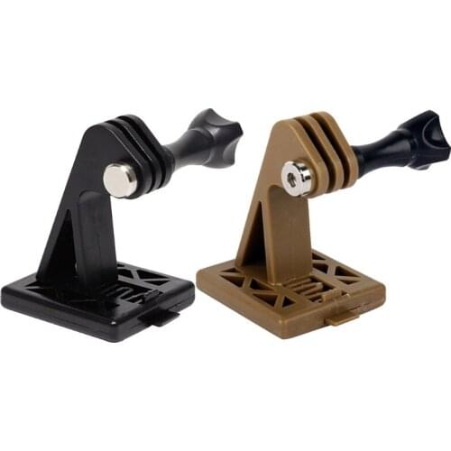 J60A Multifunctional Outdoor Helmet Fixed Adapter Portable Helmet Fixed Base Holder Lightweight Sports Action Cameras Mount