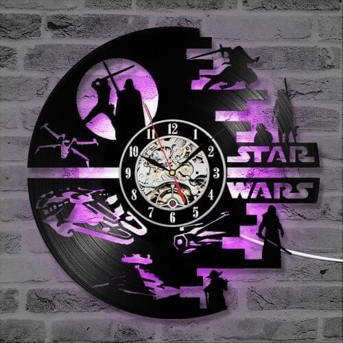 Creative Clock CD Vinyl Record Wall Clock Home Decor 3D Hanging Watches Duvar Saat Reloj de pared