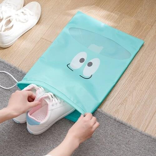New 1pcs Portable Travel Shoes Underwear Storage Bag Organizer Clothes Drawstring Bag Waterproof Dust-proof