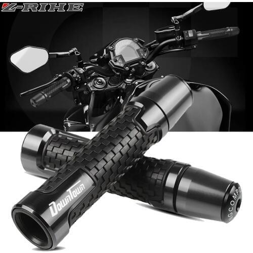 For KYMCO Downtown DT 200i 300i 350i 125 200 250 350 CNC Motorcycle knobs Anti-Skid scooter Handle Grips 22mm Bar Hand Handlebar