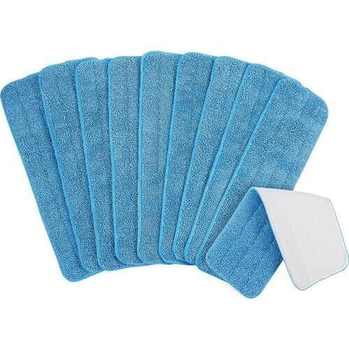 Replacement Microfiber Cleaning Cloth 14 x 46cm Water Spray Mop Pad for Flat Rotary Mop Machine Accessories
