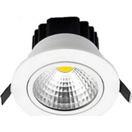 LED COB Ceiling Light dimmable 9W Cool White/Warm White Super Bright LED Down Light with led driver Free Shipping
