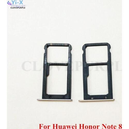 1PCS Gold SIM Card Tray Holder Slot Adapter For Huawei Honor Note 8 Note8 Replacement Parts