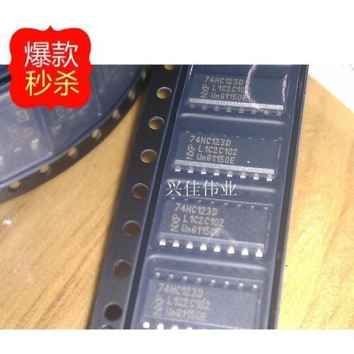 10PCS New 74HC123 74HC123D Monoflop SOP16