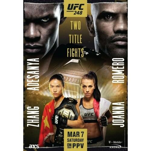 248 Adesanya vs Romero - Zhang vs Joanna - Stylebender Art print Silk poster Home Wall Decor