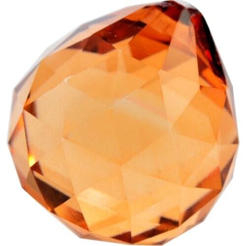 30mm Coffee Crystal Ball Prisms J2292