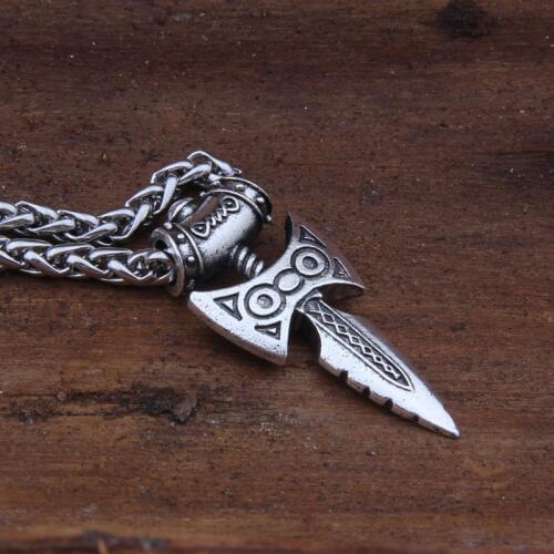5 Colors 1pcs thors hammer mjolnir pendant choker necklace viking scandinavian norse viking necklace Men gift