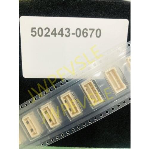 502443-0670 5024430670 6 Position Receptacle Connector 0.079" (2.00mm) Surface Mount Tin
