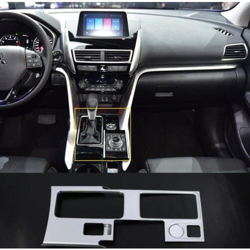 Car Accessories Interior Decoration LHD ABS Gear Shift Panel Cover For Mitsubishi Eclipse Cross 2018 Car-styling