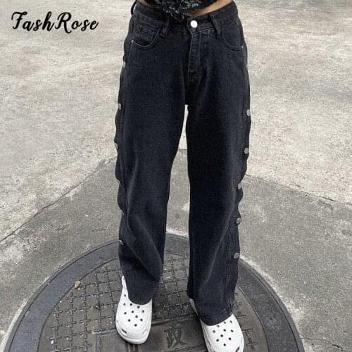 Женские высокие джинсы FASHROSE China At AliExpress