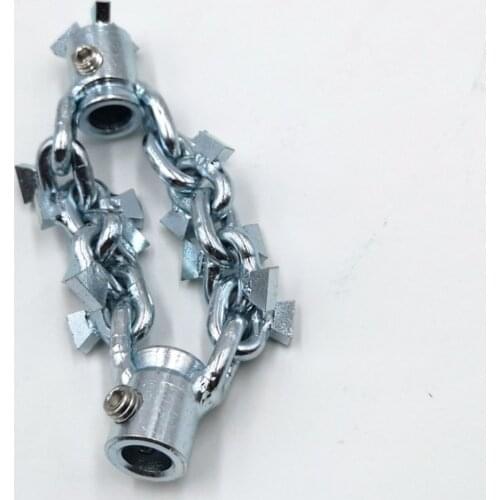 LEADFEN with drill-head sewer clog remover DN50mm tube cleaning knocker 8mm flexible shaft cable drain cleaning cutter