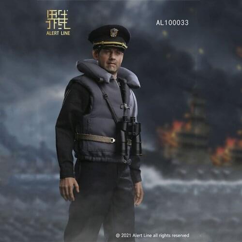 Alert Line 1/6 AL100033 U.S. Navy Destroyer Commander 12" Full Set Male Soldier Action Figure Model In Stock