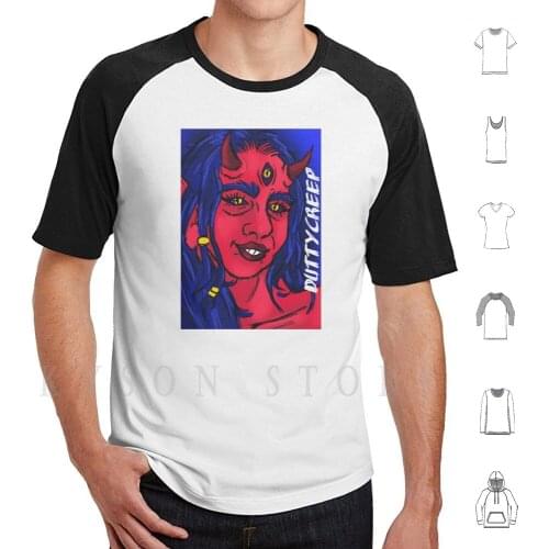 Demon Gf T Shirt Cotton Men Diy Print Duttycreep Devil Sexy Succubus