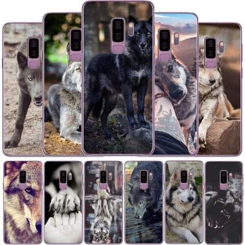 Wolf dog Soft Silicone Phone Case For Samsung S7 EDGE S7 S8 S9 S10 S20 Plus S10lite Note 8 9 10 A30 A40 A50