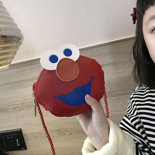 2019 New Funny joy new cute cartoon kids Crossbody Bag mini Crossbody girl student bag student girl baby gift bag cute Purses