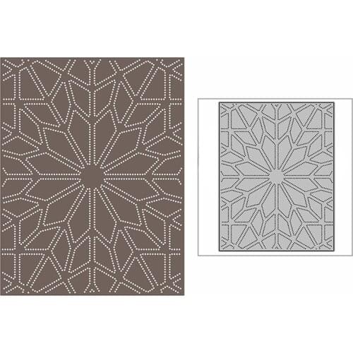 New Spotted Diamond Flower Background Plate Craft Embossing Mold 2021 Metal Cutting Dies for DIY Scrapbooking Album Card Making