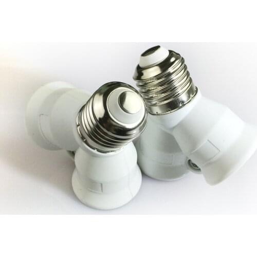 Lamp Holder Converters E27 1 to 2 / E14 1 to 2 Lamp Bases Bulb Holder Converter For LED Bulb Light