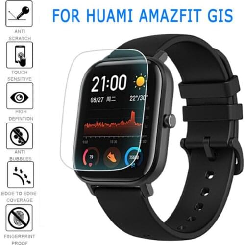 Full Screen Protective 3D Curved Edge Film For Amazfit GTS BIP U S GTS 2/mini Smart Watch Coverage Soft Glass Film Cover Hot