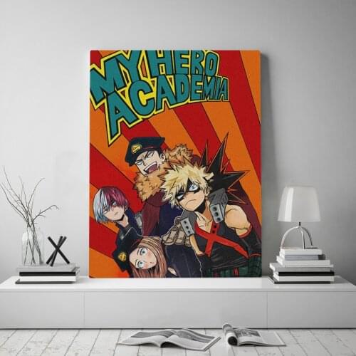Boku no Hero Academia anime Canvas poster Painting wall Art decor Living room Bedroom Study Home Decoration Prints