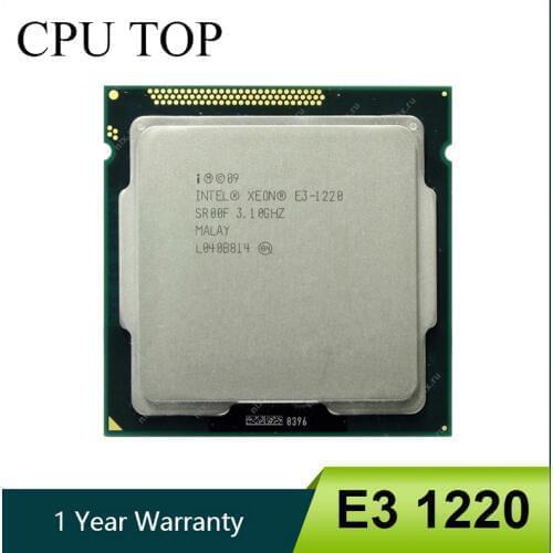 Intel Xeon E3 1220 3.1GHz 4 Core SR00F LGA1155 CPU Processor