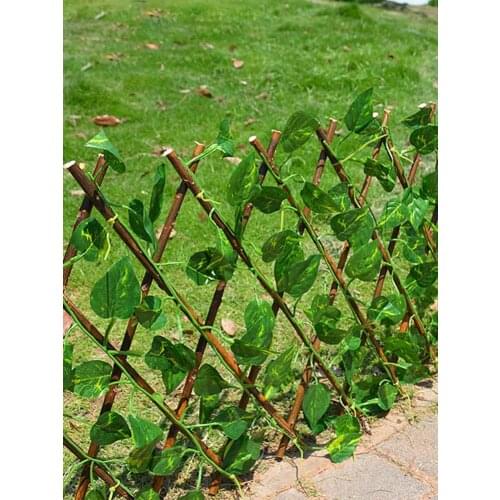 expandable Wooden Garden Trellis Fence Natural Willow Lattice Fence Climbing Plant Supports Garden Fence Panel Gardens Decora