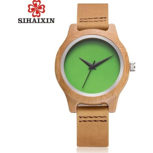 SIHAIXIN Ladies Watch With Leather Strap