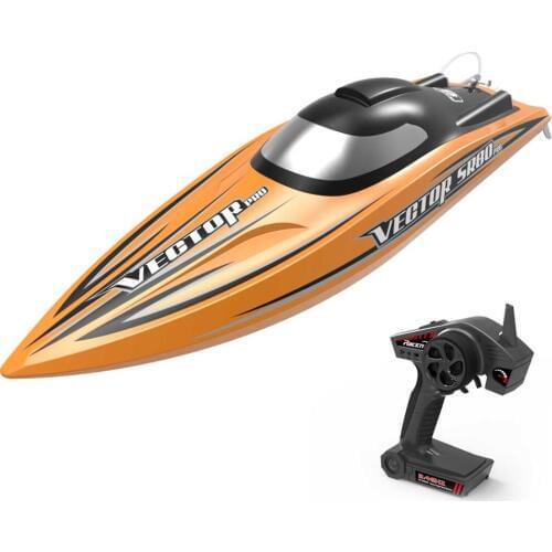Vector SR80 Pro 44mph Super High RC Remote Control Speed Boat with Auto Roll Back Function and All Metal Hardwares 798-4P ARTR