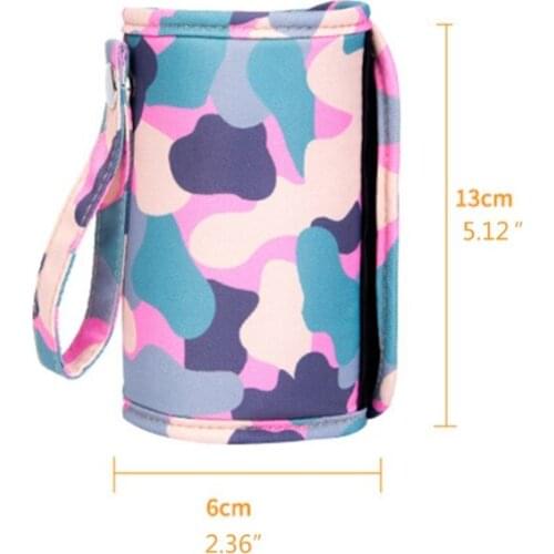 USB Baby Bottle Warmer Thermostat Food Heater Bag Feeding Bottle Heating Cover