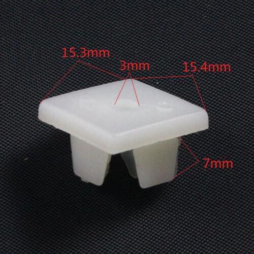 Screw Fixed Nylon Grommet Snap in Retainer fast wire White Automotive Clips Nut Grommet