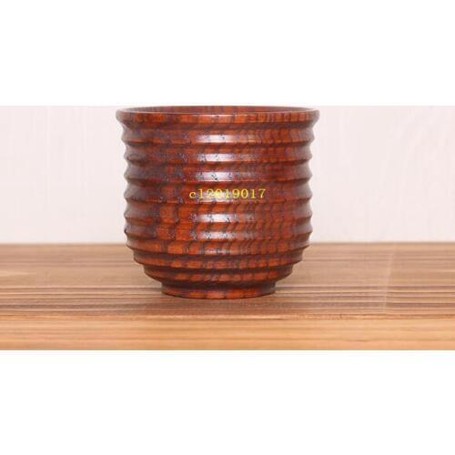 Japanese solid wood cup, natural wooden coffee cup