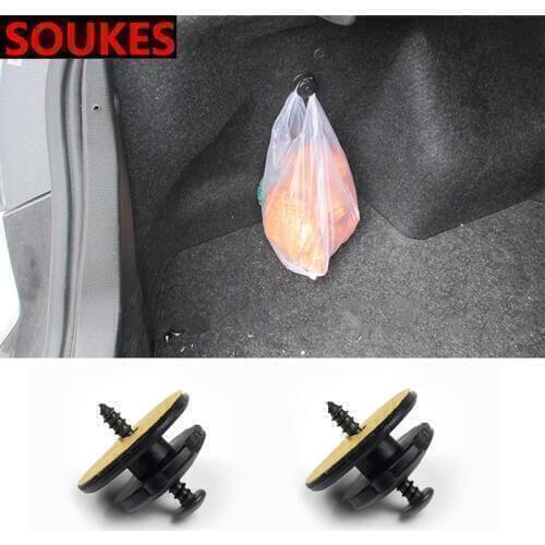 1set Car Trunk Luggage Storage Box Screw Hook For Mitsubishi ASX Lancer 10 9 Outlander Pajero Suzuki Swift Grand Vitara SX4