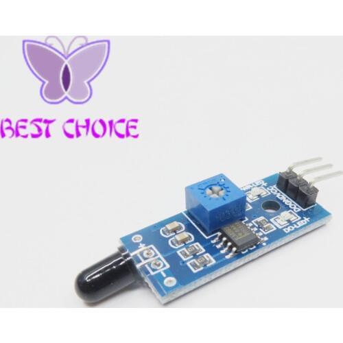 1 Pcs/Lot IR Flame Sensor Module Detector Smartsense For Temperature Detecting Suitable For Arduino