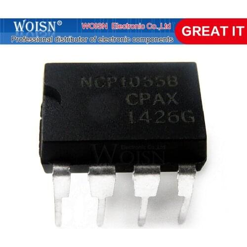 1pcs/lot NCP1055A NCP1055B NCP1055 DIP-7 In Stock