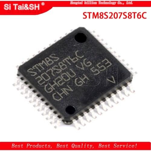 1pcs STM8S207S8T6C STM8S207 QFP44