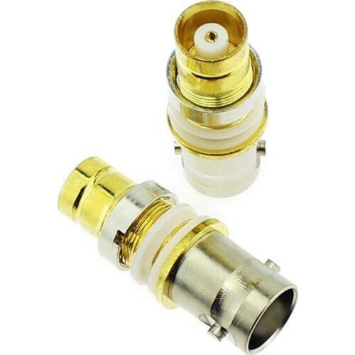 5pcs BNC/L9-KK Connector 2 Trillion L9 Female To BNC Female Signal Connector Conversion Terminal