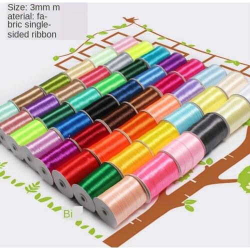11yard 1/8"3mm Satin silk Ribbon Wedding Christmas Party Hair DIY Decoration Gift Sewing handmade DIY Wrapping Packaging ribbons