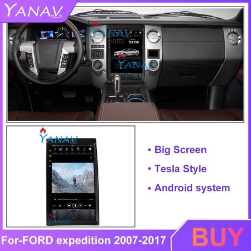 Car video dvd player for-FORD expedition 2007-2017 GPS navigation car Radio player with 17"screen Android car multimedia system