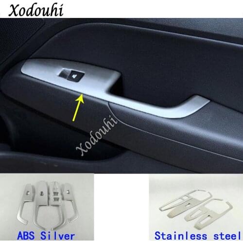 For Hyundai Elantra Avante 2016 2017 2018 2019 2020 Car Armrest Handrail Inner Door Window Glass Switch Panel Cover Trim Frame