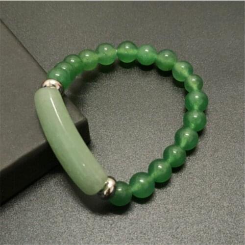 Dropshipping High Quality Yoga Bridge Shape Bracelet Charm Accessories Stainless Steel Natural Stone Beaded Bracelets