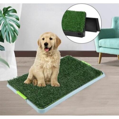 Honhill Portable Dog Puppy Potty Pad Dog Training Toilet Potty Pet Puppy Toilet Easy to Clean Pet Product Indoor 68x42cm
