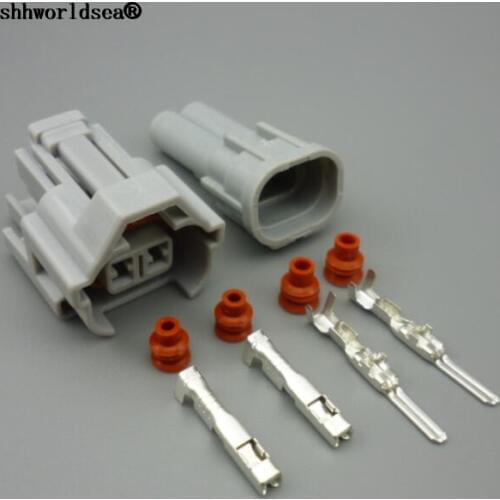 Shhworldsea 5/30/100sets 2pin 2.0mm male female wire harness replace 6189-0060