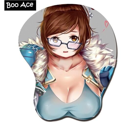 MEI Anime 3D Oppai Mouse Pad Wrist rest