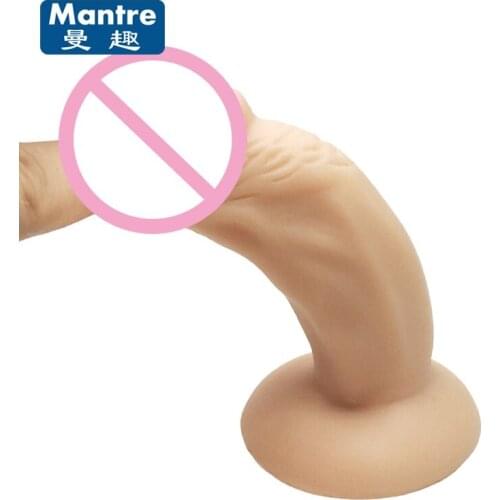 Mantre Skin Feeling Realistic Penis Dildo with Suction Cup Dick Sex Products Female Masturbation Cock