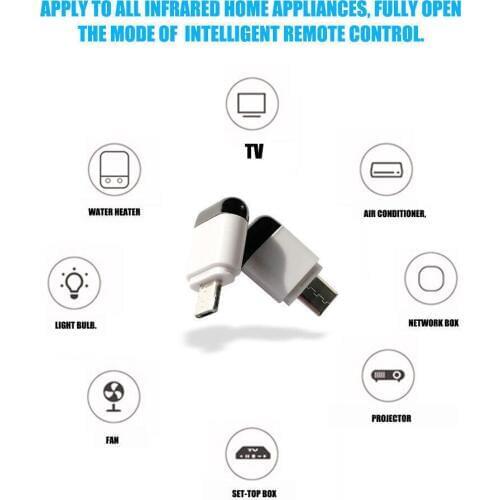 Mini Infrared Wireless Smart IR Remote Control OTG Adapter with Type-c/ Micro-USB for Huawei Samsung