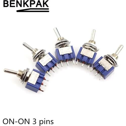 MTS-102 6mm miniature toggle switch ON-ON 3 pins