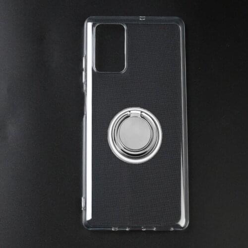 For Blackview A100 Back Ring Holder Bracket Phone Cover TPU Soft Silicone Case On BlackviewA100