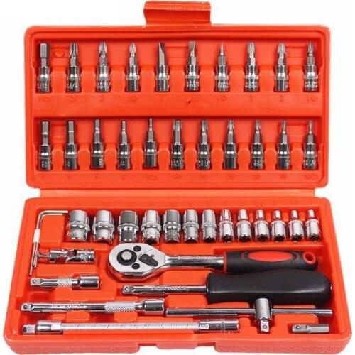 Small 46-piece auto repair kit tool professional auto repair car sleeve car repair kit