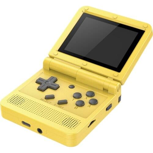 Flip Handheld Console IPS Screen Open System Game Console with Built in 2000 Games Portable Mini Retro Game Console for Kids